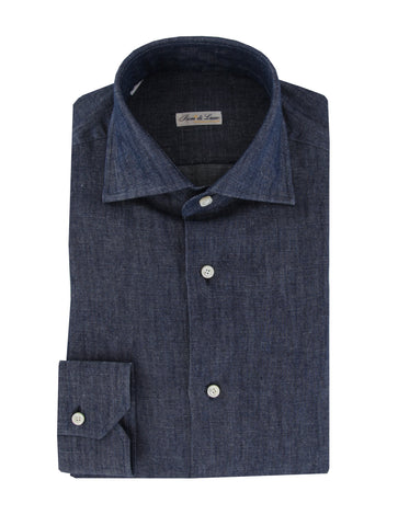 Fiori Di Lusso Dark Blue Shirt - Full