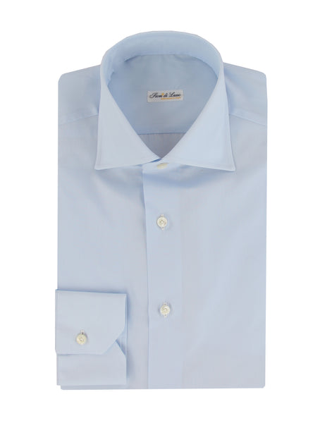 $750 Fiori Di Lusso Light Blue Super 180's Shirt - Full - (FL715268) - Parent