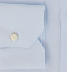 $750 Fiori Di Lusso Light Blue Super 180's Shirt - Full - (FL715268) - Parent