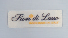 $750 Fiori Di Lusso Light Blue Super 180's Shirt - Full - (FL715268) - Parent
