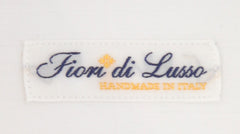 $750 Fiori Di Lusso White Solid Cotton Shirt - Full - (FDL3222510) - Parent