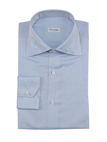 Fiori Di Lusso Light Blue Cotton Shirt - Full - (FL1025222) - Parent