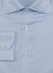 Fiori Di Lusso Light Blue Cotton Shirt - Full - (FL1025222) - Parent