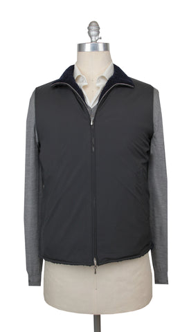 Fiori Di Lusso Gray Reversible Jacket Vest