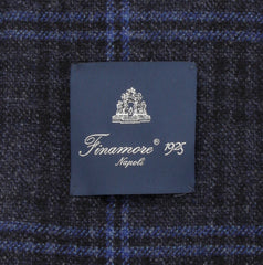 Finamore Napoli Blue Wool Blend Overshirt - (FN123244) - Parent