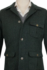 Finamore Napoli Dark Green Overshirt - (FN123241) - Parent