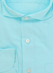 $400 Finamore Napoli Light Blue Shirt - Extra Slim - (FN7162412) - Parent