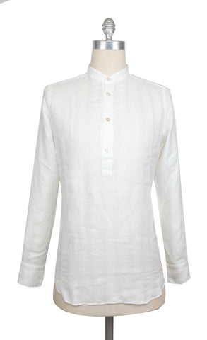 Finamore Napoli White Shirt - Slim