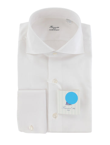 Finamore Napoli White Shirt - Slim