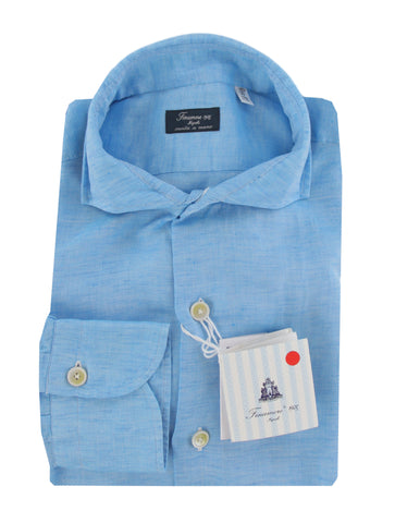 Finamore Napoli Light Blue Shirt - Extra Slim