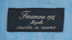 $600 Finamore Napoli Light Blue Shirt - Extra Slim - (FN1022514) - Parent