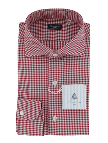 Finamore Napoli Red Shirt - Slim