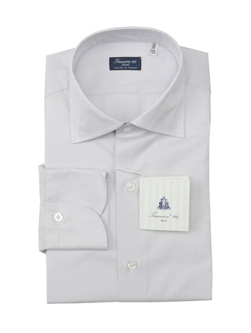 Finamore Napoli Light Gray Shirt - Slim
