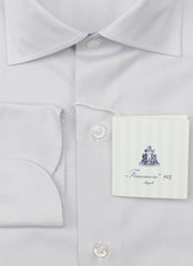 Finamore Napoli Light Gray Cotton Shirt - Slim - (FN720224) - Parent