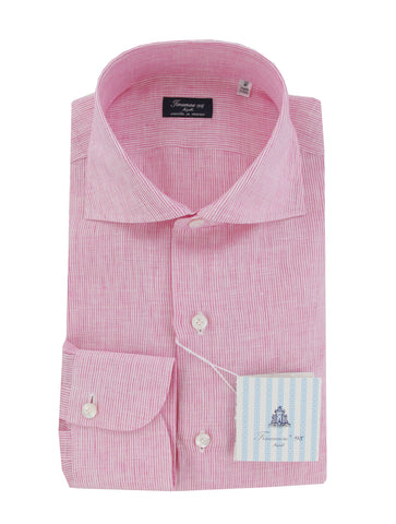 Finamore Napoli Pink Shirt - Slim