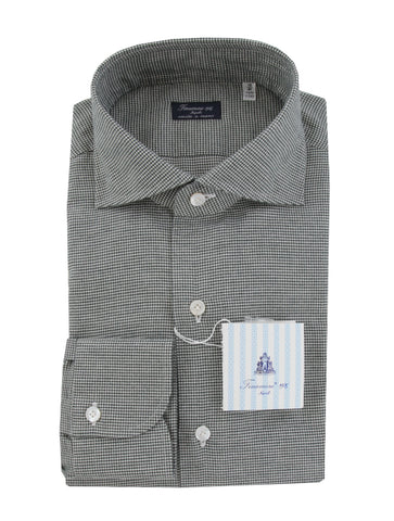 Finamore Napoli Dark Green Shirt - Slim