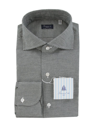 Finamore Napoli Dark Green Shirt - Slim