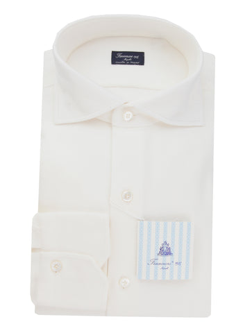 Finamore Napoli White Shirt - Slim