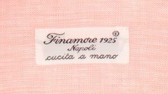 Finamore Napoli Pink Short Sleeve Shirt - Slim - (FN1214231) - Parent