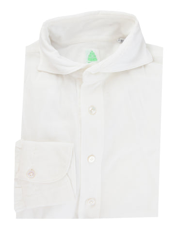 Finamore Napoli White Shirt - Slim