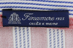 Finamore Napoli Multi-Colored Striped Linen Blend Tie (1308)