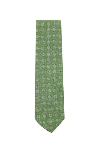 Finamore Napoli Green Tie