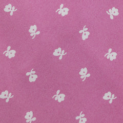 Finamore Napoli Pink Floral Silk Tie (1296)