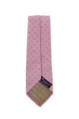 Finamore Napoli Pink Paisley Silk Tie (1306)