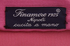 Finamore Napoli Pink Solid Silk Tie (1304)