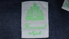 $350 Finamore Napoli Dark Blue Shirt - Extra Slim - (FN12272419) - Parent