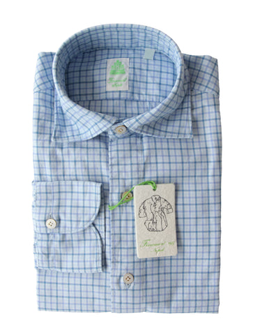 Finamore Napoli Light Blue Shirt - Extra Slim