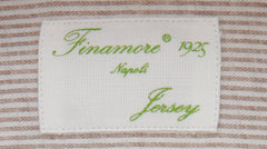 $400 Finamore Napoli Light Brown Shirt - Extra Slim - (FN716241) - Parent