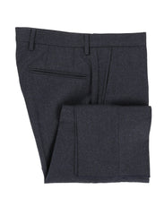 Incotex Navy Blue Solid Wool Pants - Slim - (IN328235) - Parent
