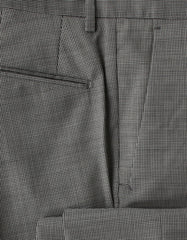 Incotex Black Micro-Houndstooth Pants - Slim - (IN1229219) - Parent