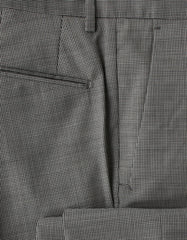 Incotex Black Micro-Houndstooth Pants - Slim - (IN1229219) - Parent