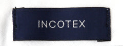 Incotex Blue Solid Wool Blend Pants - Slim - (IN12292113) - Parent