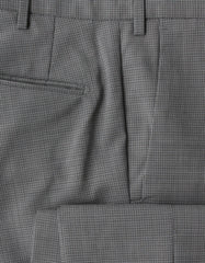 Incotex Gray Micro-Check Wool Blend Pants - Slim - (INC105228) - Parent