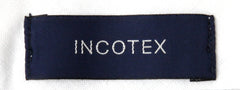 Incotex Gray Micro-Check Wool Blend Pants - Slim - (INC105228) - Parent