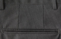 Incotex Dark Gray Striped Wool Blend Pants - Slim - (INC1052210) - Parent