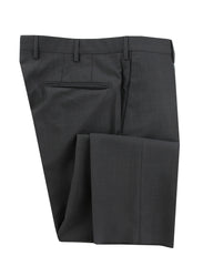 $475 Incotex Gray Solid Wool Blend Pants - Slim - 32/48 - (IN1128243)