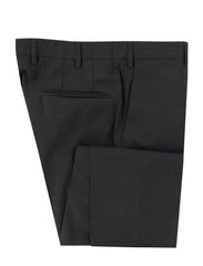 $475 Incotex Dark Gray Solid Wool Pants - Slim - 30/46 - (IN1128241)
