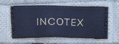 $475 Incotex Gray Solid Wool Blend Pants - Slim - (IN1128245) - Parent