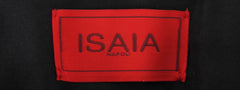 $1600 Isaia Black Solid Wool Pants - Slim - (IS842613) - Parent