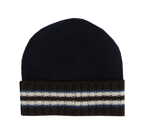 Isaia Dark Blue Beanie