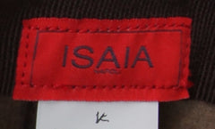 $395 Isaia Brown Solid Wool Blend Baseball Cap - (IS78263) - Parent