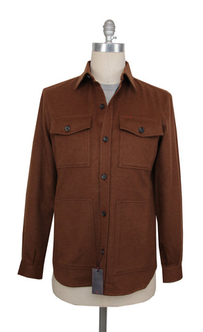 Isaia Brown Overshirt