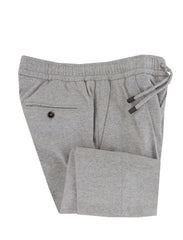 $1495 Isaia Light Gray Solid Wool Blend Pants - Slim - 32/48 - (IS84269)