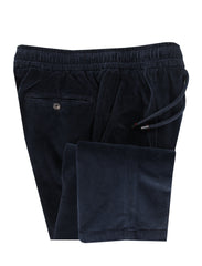 $1250 Isaia Navy Blue Solid Cashmere Blend Pants - Slim - 34/50 - (IS84261)