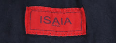 $1250 Isaia Navy Blue Solid Cashmere Blend Pants - Slim - (IS84261) - Parent