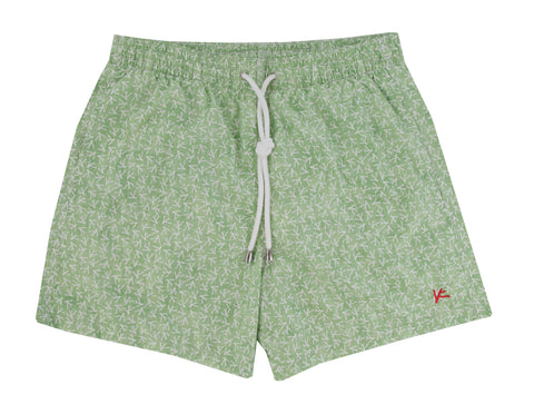 Isaia Light Green Swim Shorts